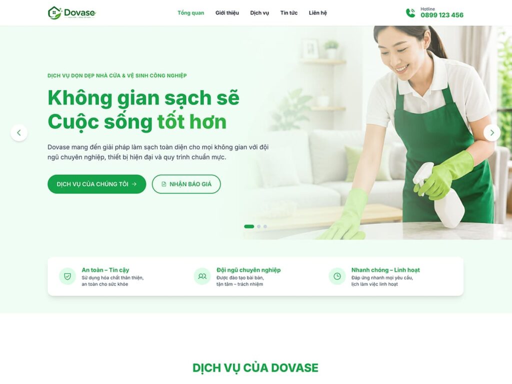 Dovase – Dọn vệ sinh công nghiệp